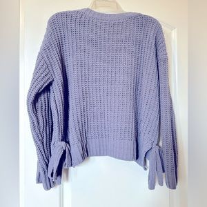 Gray Candies Large knit sweater with ties